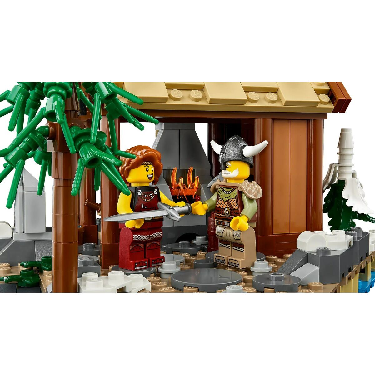 Juego de Construcción Lego PUEBLO VIKINGO 2103 Piezas