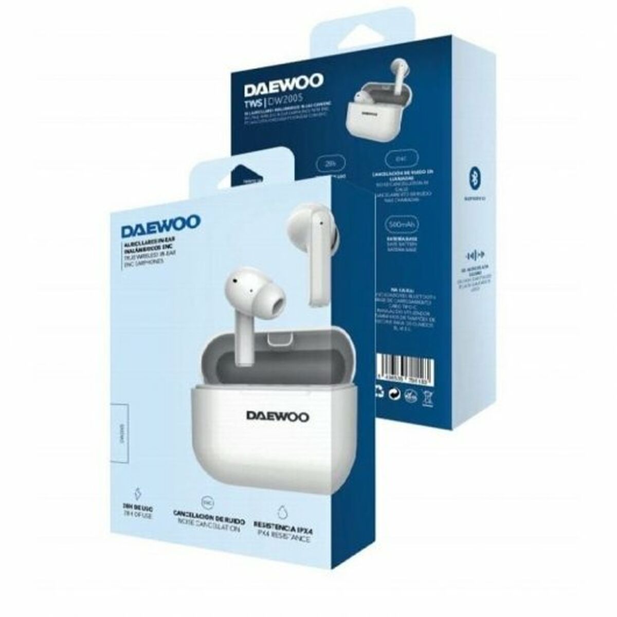 Auriculares Daewoo Blanco