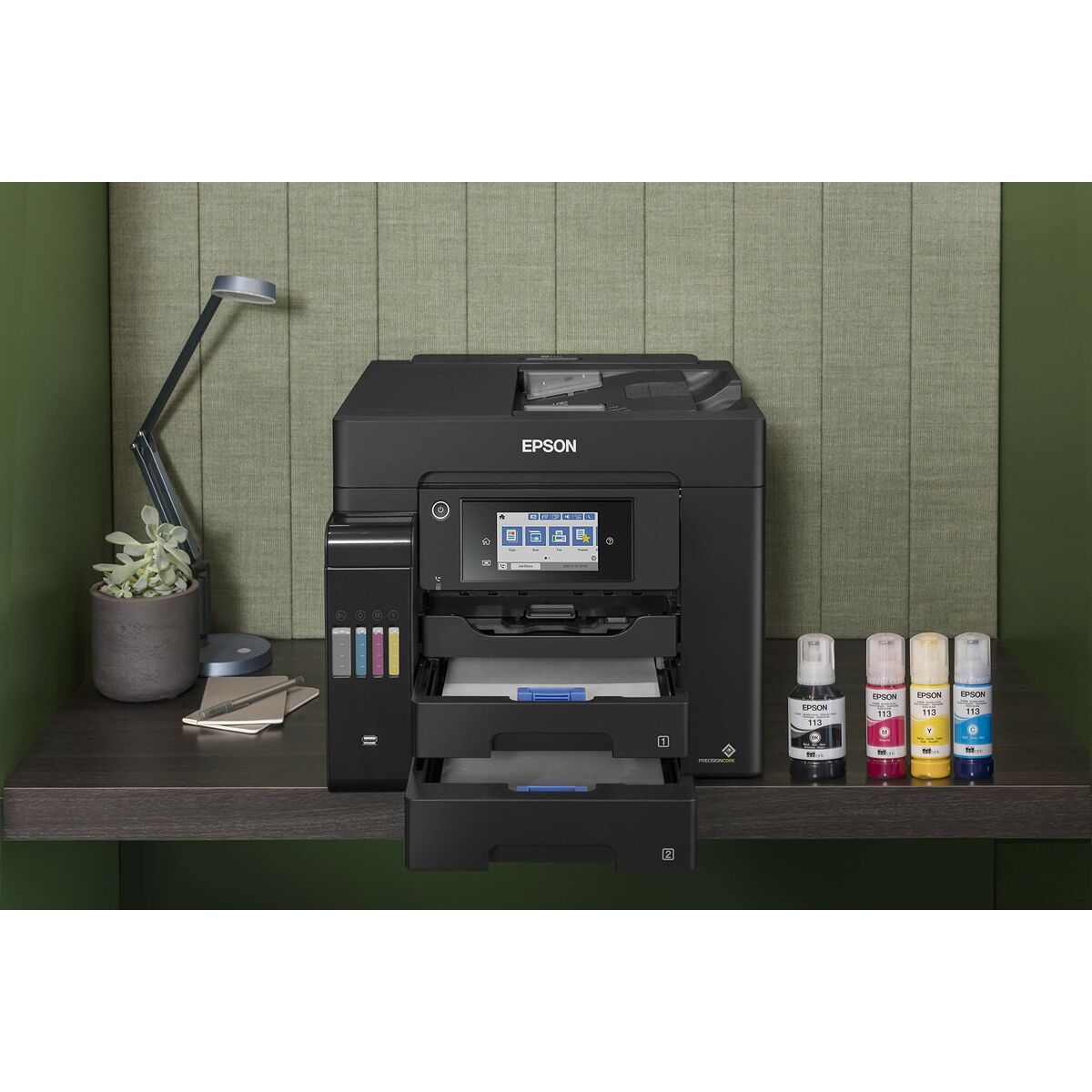 Impresora Multifunción Epson EcoTank ET-5850 25 ppm WiFi Negro