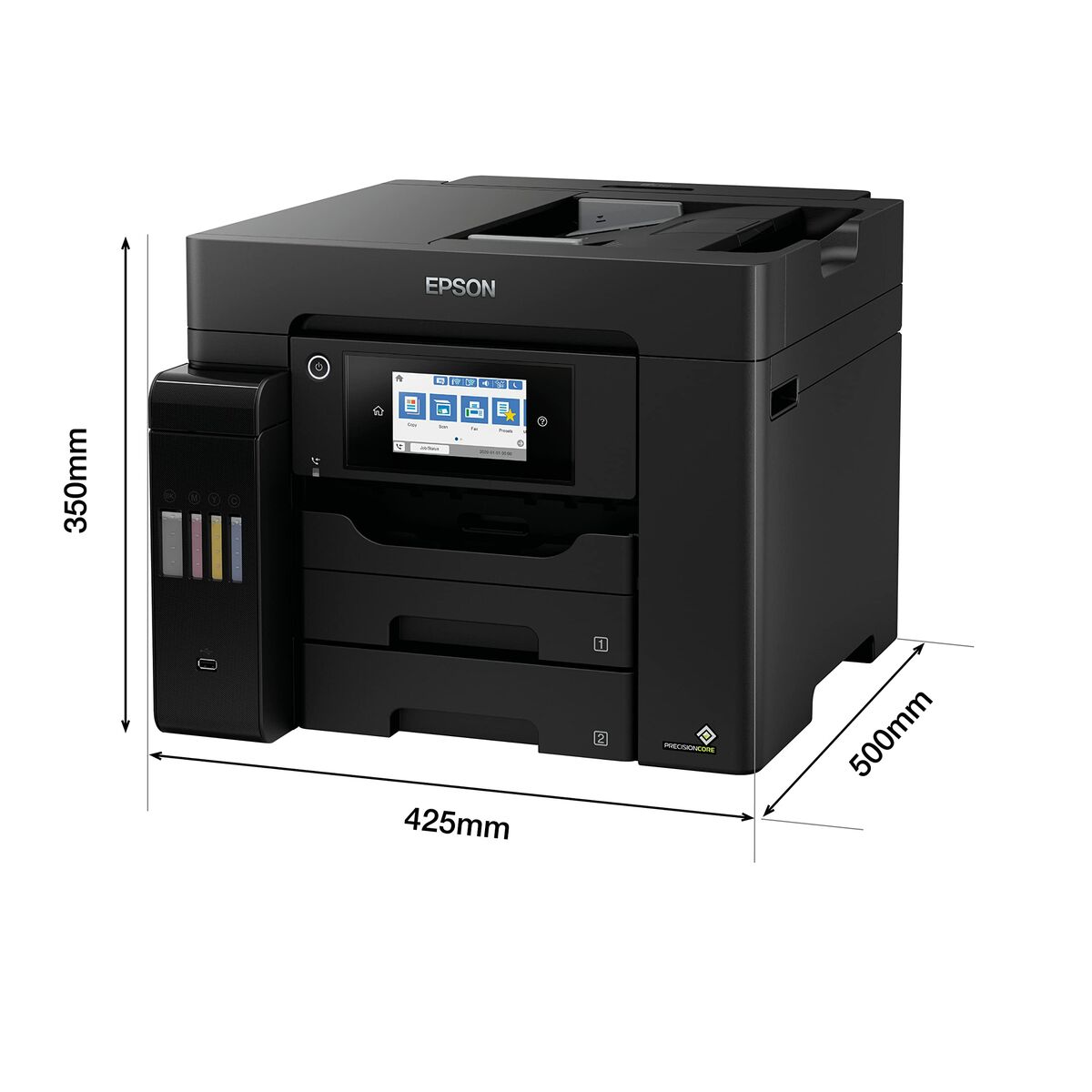 Impresora Multifunción Epson EcoTank ET-5850 25 ppm WiFi Negro