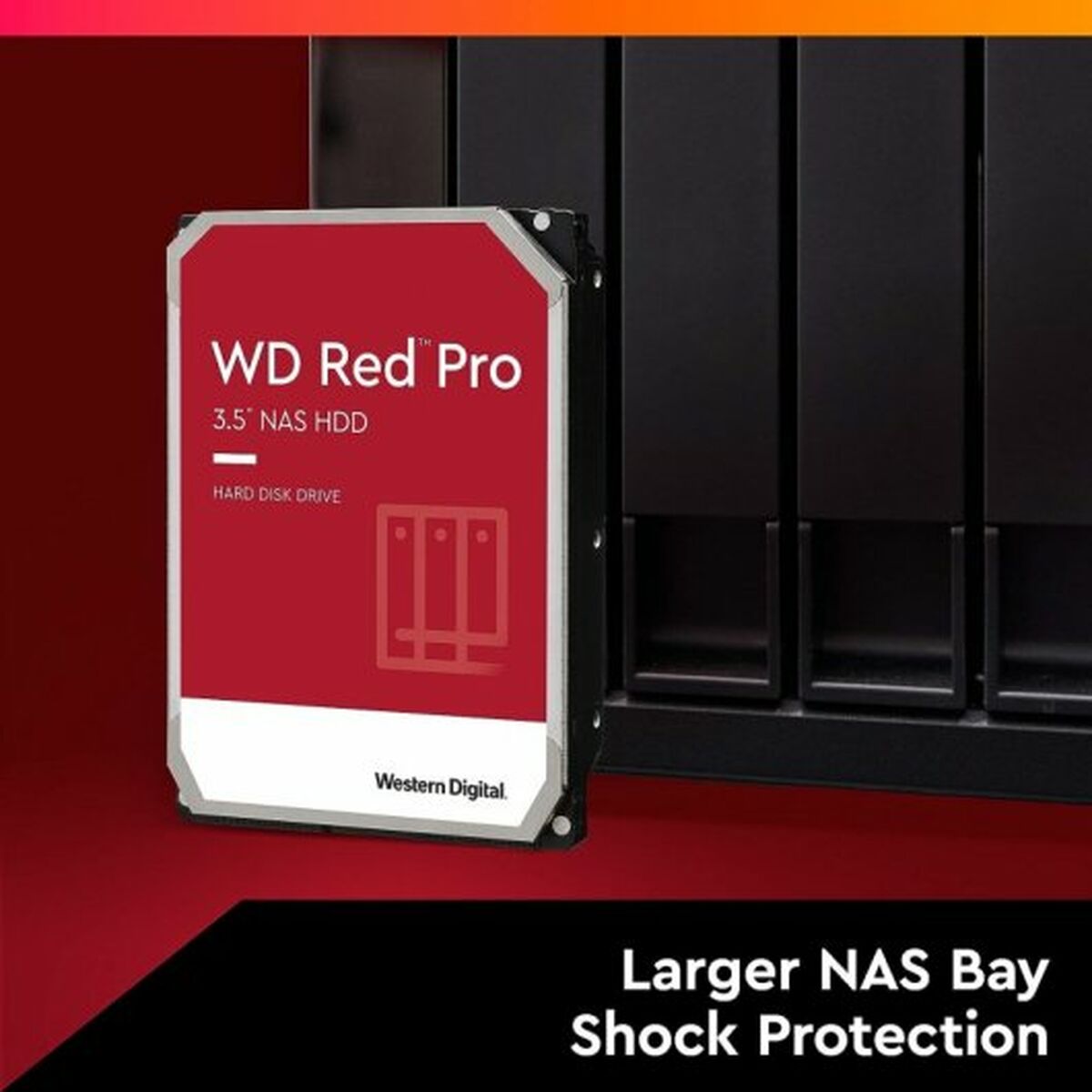 Disco Duro Western Digital Red Pro WD142KFGX 3,5" 14 TB