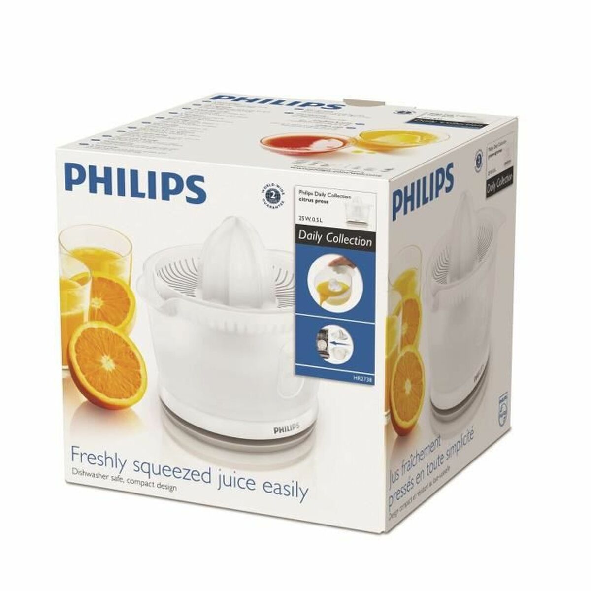 Exprimidor Eléctrico Philips HR2738/00 500 ml Blanco 25 W