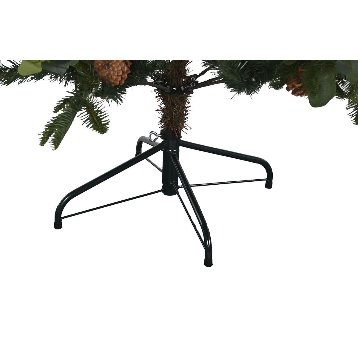 Árbol de Navidad Home ESPRIT Rojo Verde PVC Metal 115 x 115 x 180 cm