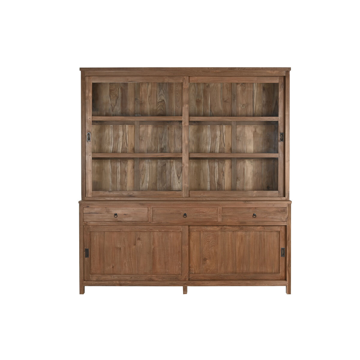 Vitrina Home ESPRIT Natural madera de teca 200 X 50 X 220 cm