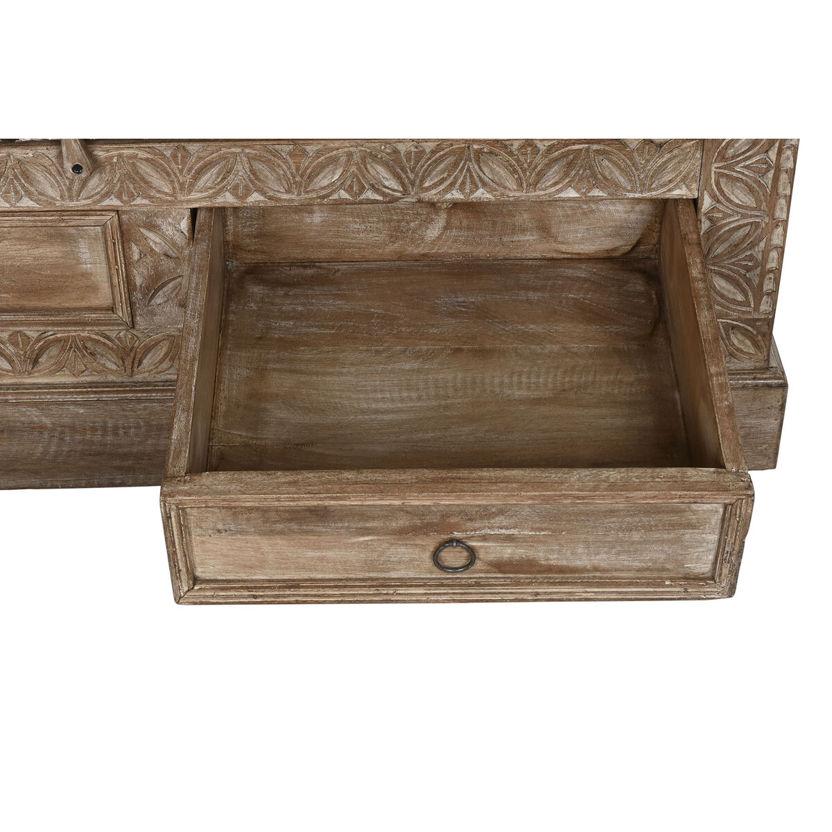 Armario Home ESPRIT Natural madera de teca 122 X 51 X 216 cm