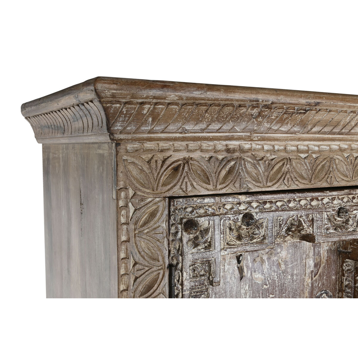 Armario Home ESPRIT Natural madera de teca 122 X 51 X 216 cm