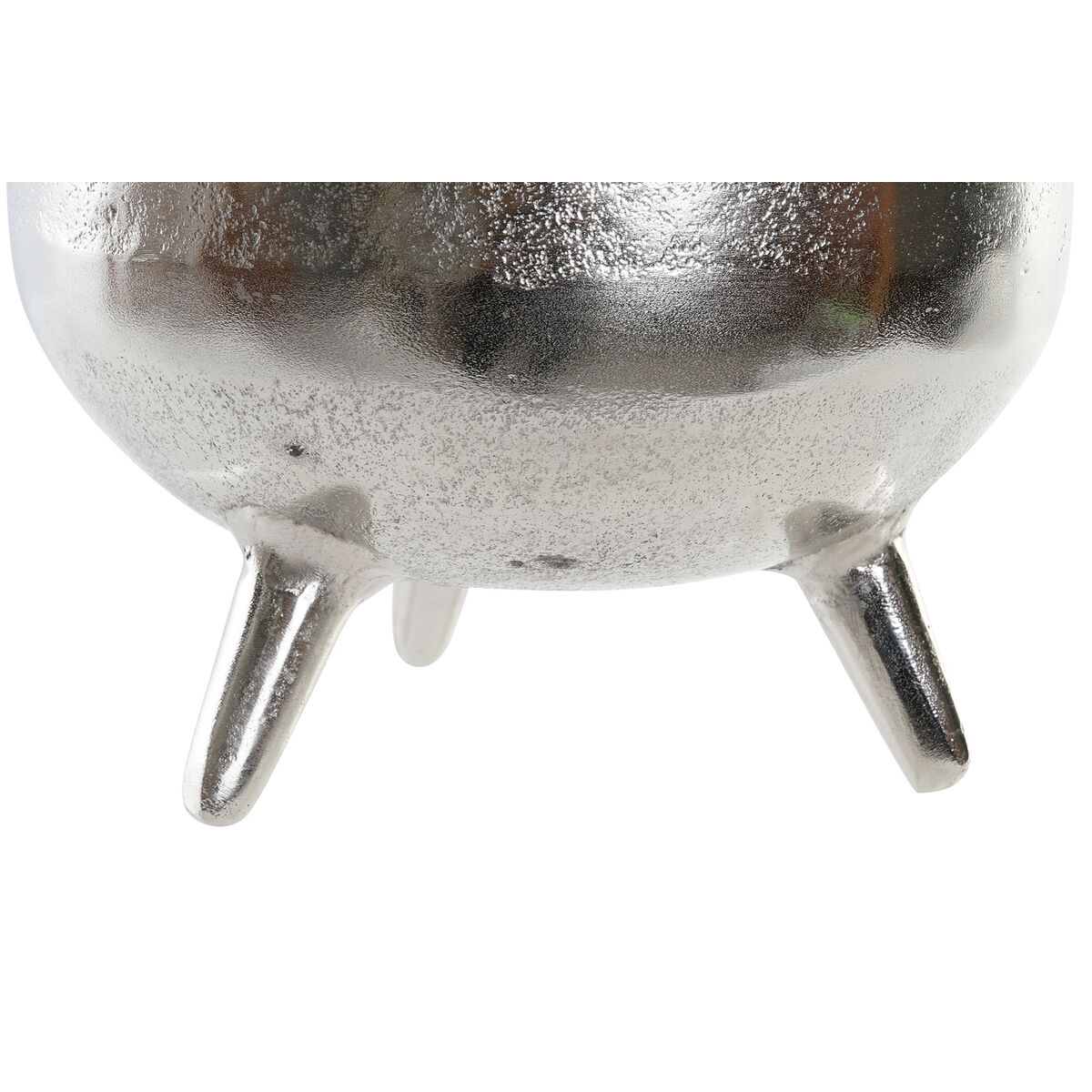 Centro de Mesa Home ESPRIT Plateado Aluminio 21 x 21 x 25 cm