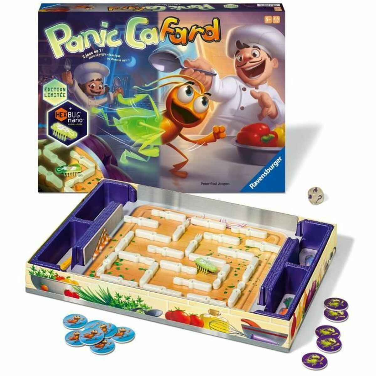 Juego de Mesa Ravensburger Phosphorescent Cockroach Panic