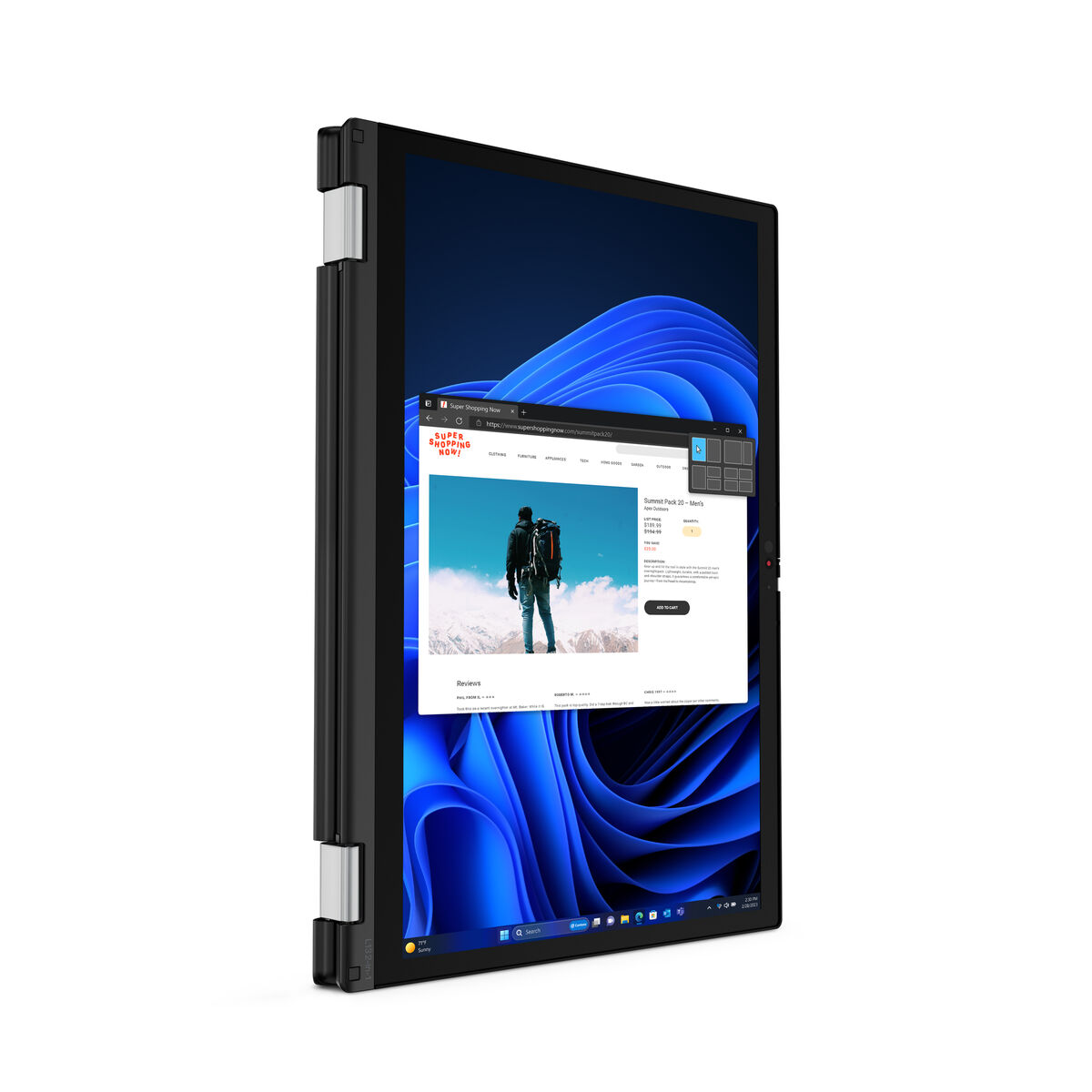 Laptop Lenovo 21LM001SSP 13,3" Intel Core Ultra 7 155u 16 GB RAM 512 GB SSD Qwerty Español