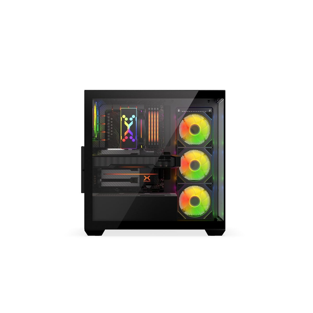 Caja Semitorre ATX Krux KRXD004 Negro