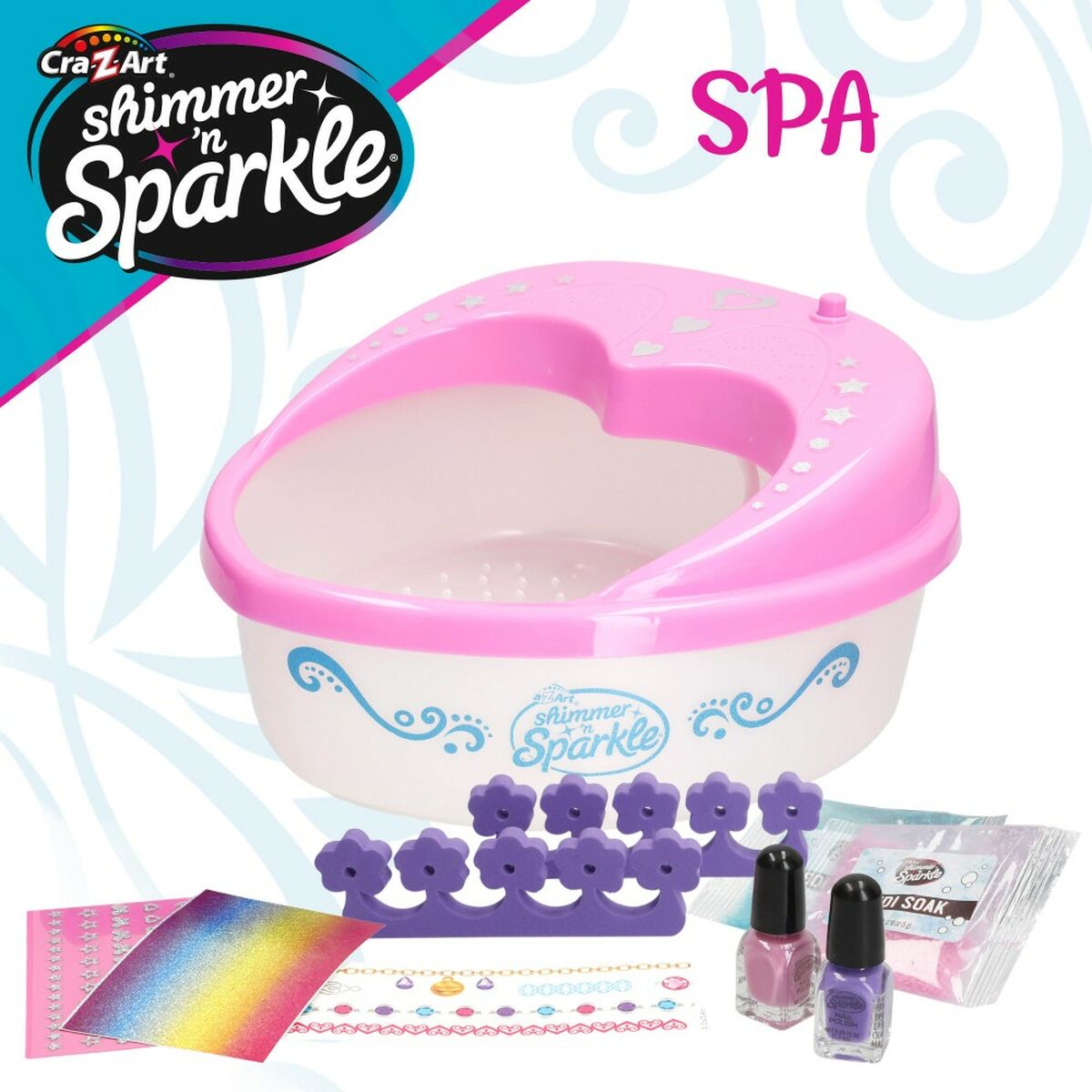 Set de Diseño de Uñas Cra-Z-Art Spa de pedicura (3 Unidades)