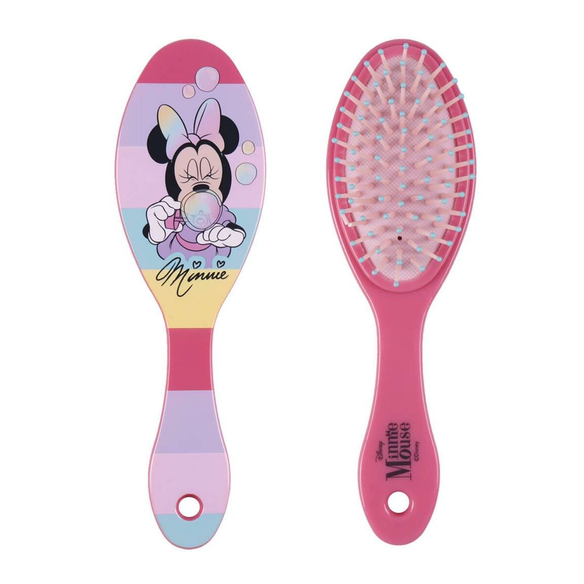 Cepillo Desenredante Minnie Mouse Rosa