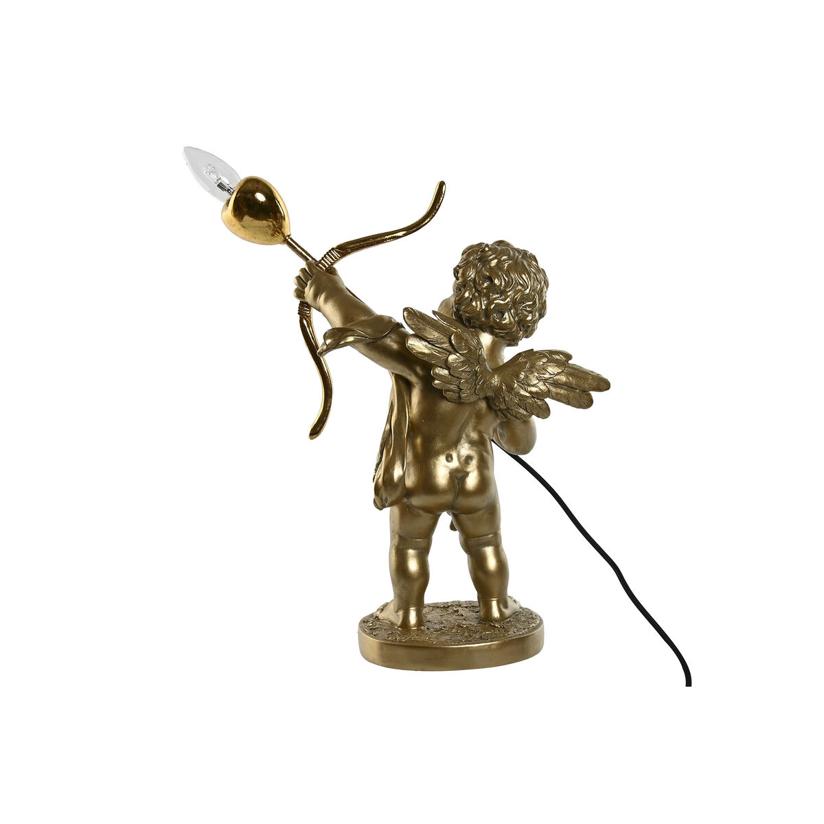 Lámpara de mesa Home ESPRIT Dorado Resina 220 V 31,5 X 22 X 47 cm