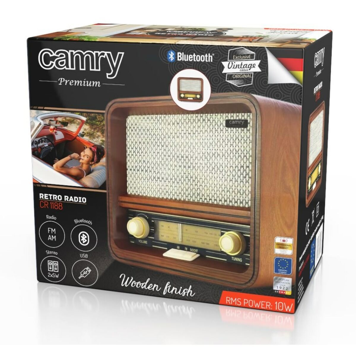 Radio Adler CR 1188 Madera