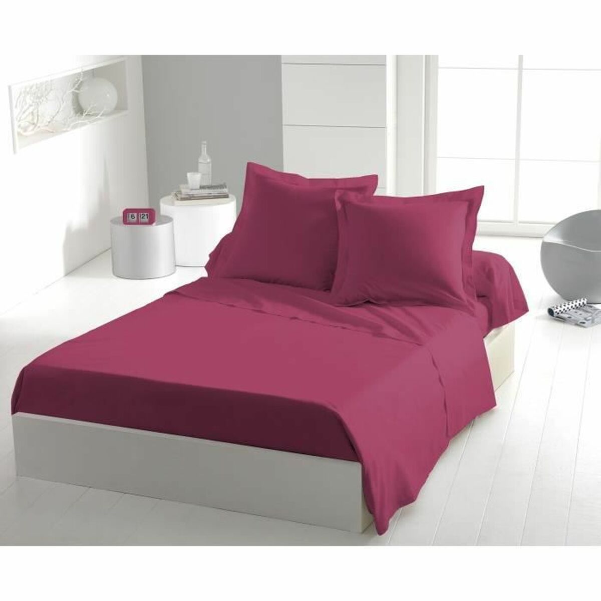 Sábana Encimera Lovely Home Fucsia Rose 180 x 290 cm