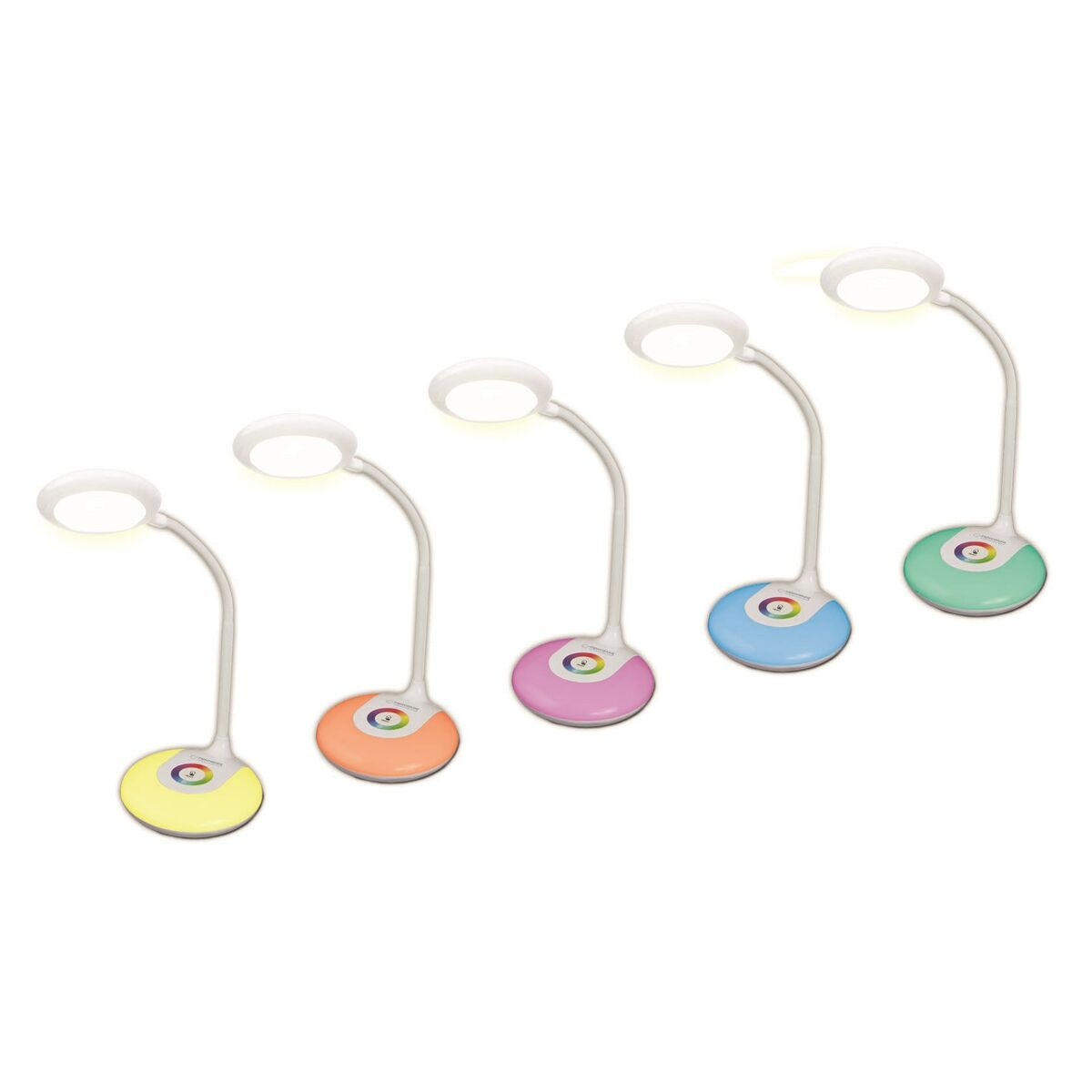 Lámpara de escritorio Esperanza ELD117 Blanco Plástico 3 W