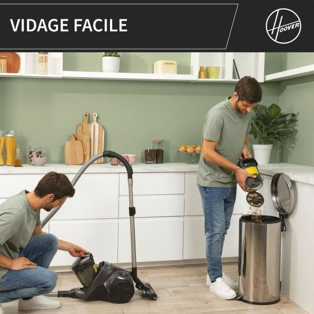 Aspirador Hoover HP321PAF Gris 850 W