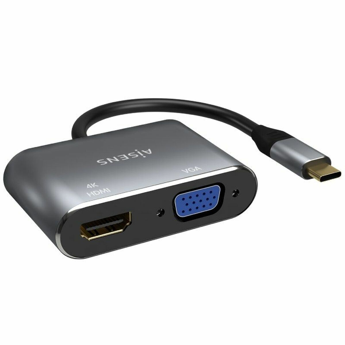Adaptador HDMI a VGA Aisens A109-0627 Gris