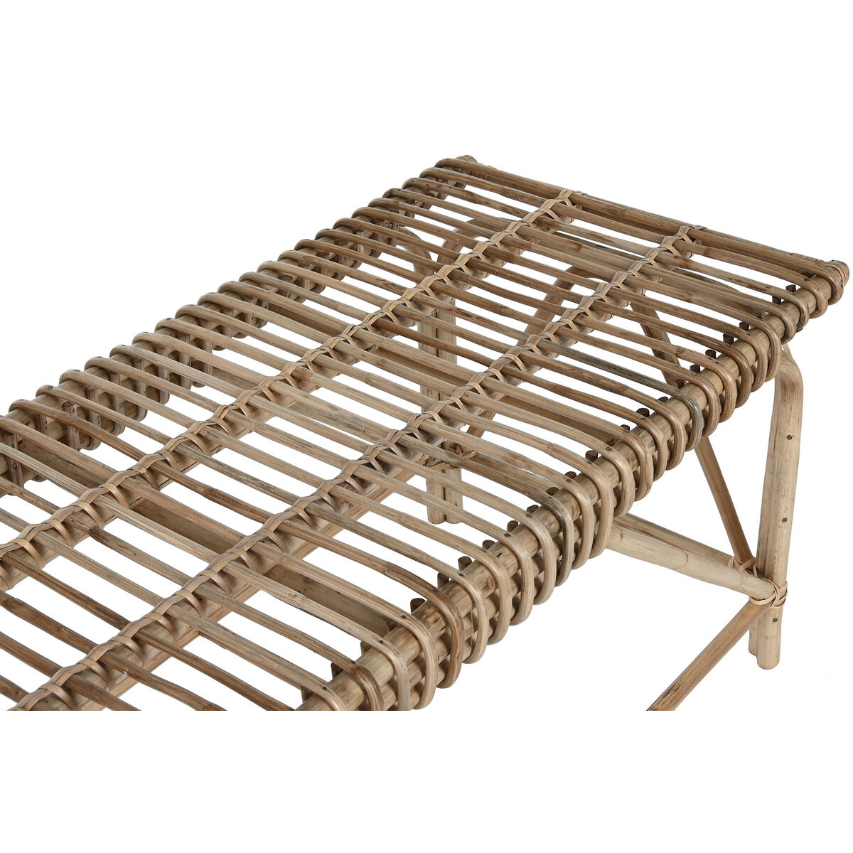 Banqueta Home ESPRIT Natural Mimbre 130 X 46 X 47 cm