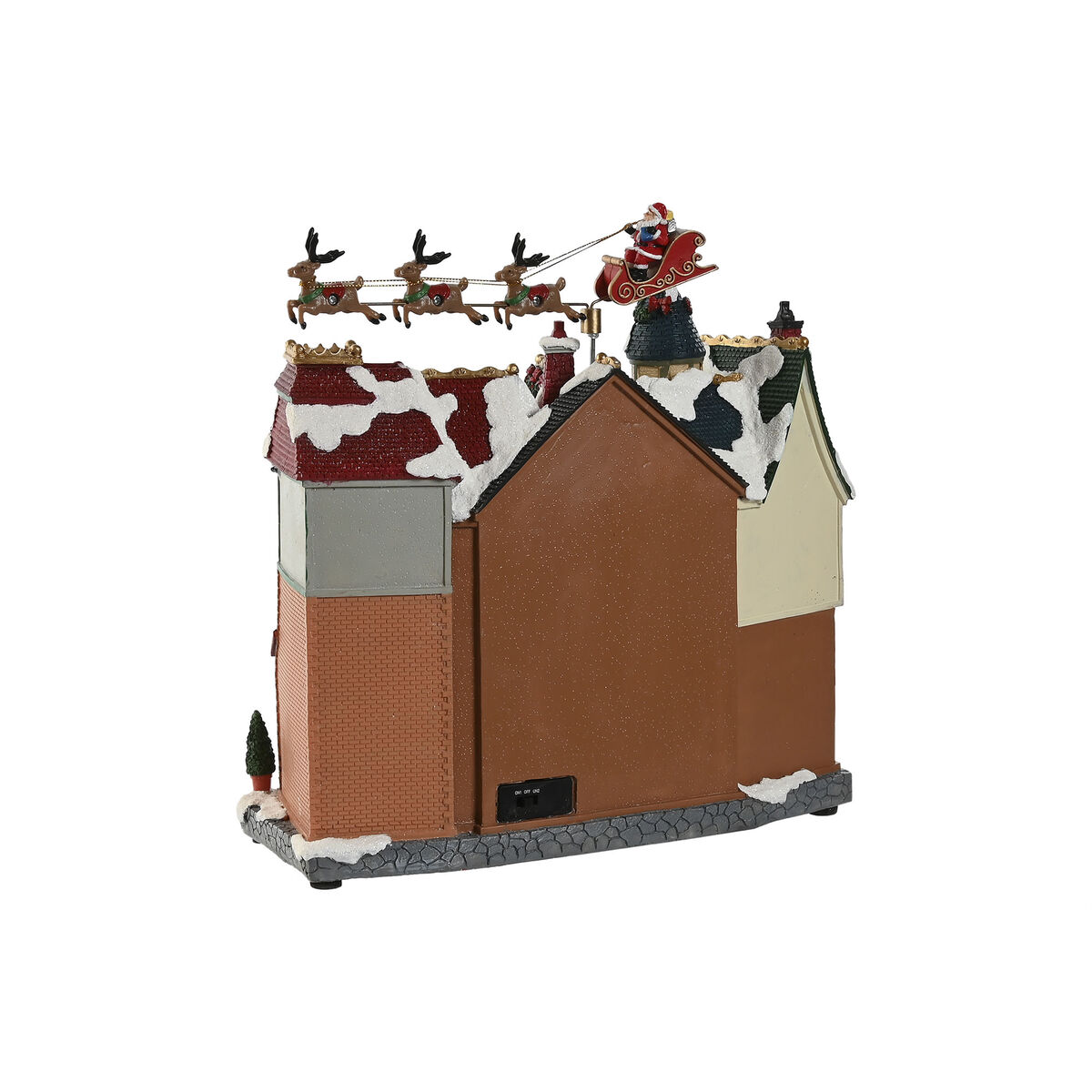 Adorno Navideño Home ESPRIT Multicolor Musical 34 X 15 X 32 cm