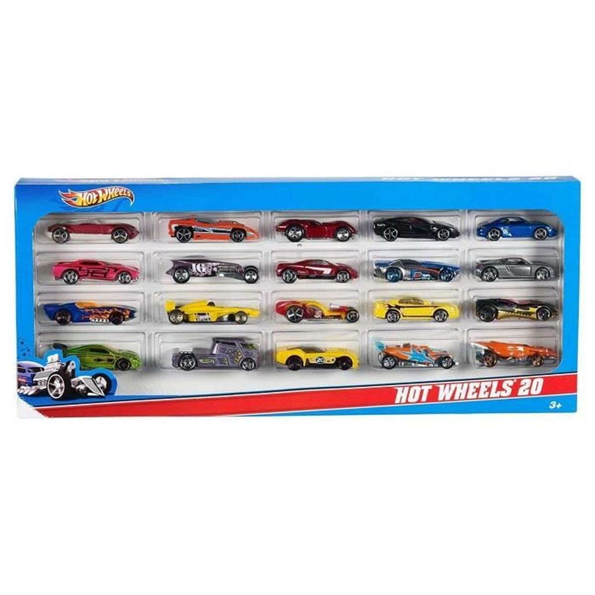 Playset de Vehículos Hot Wheels H7045 20 Unidades