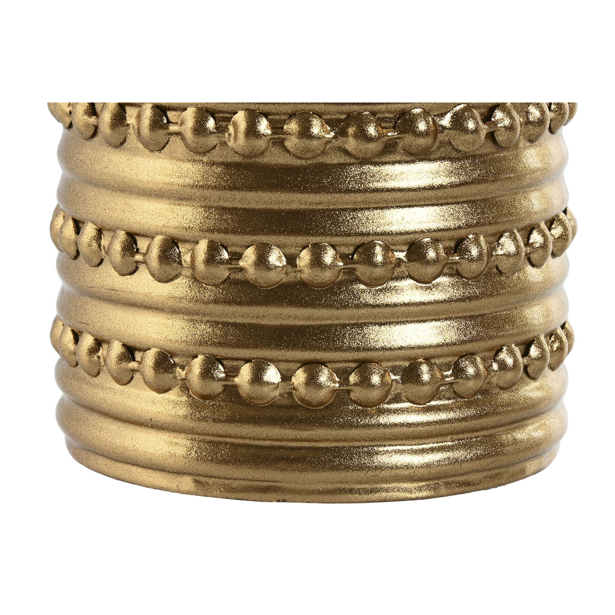 Jarrón Home ESPRIT Dorado Metal Moderno 13 X 13 X 51,5 cm