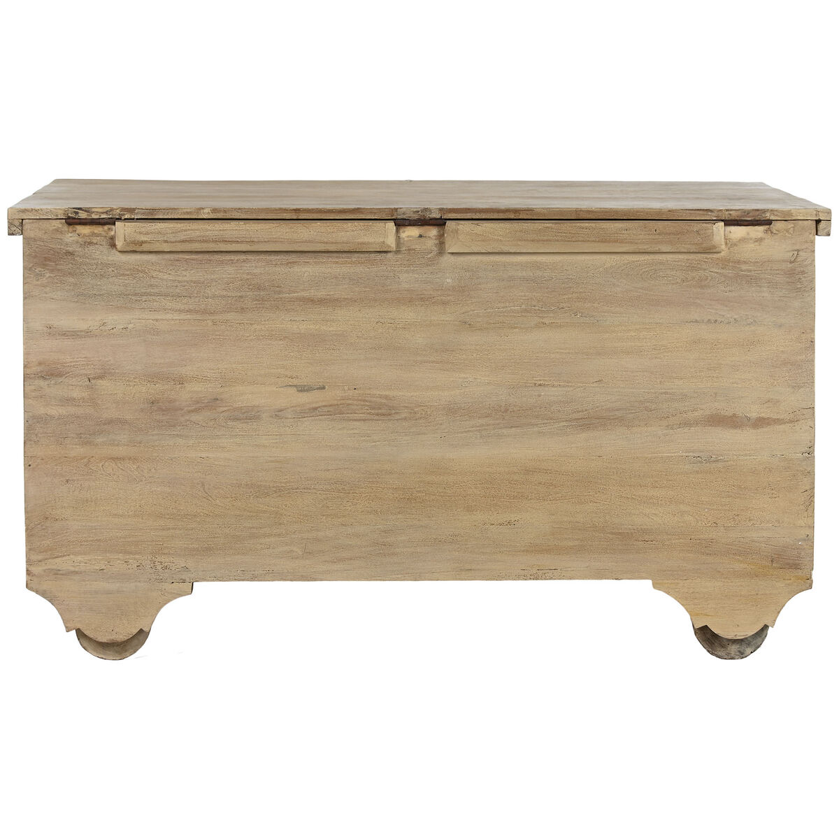 Arcón Home ESPRIT Natural madera de teca 136 X 70 X 76 cm