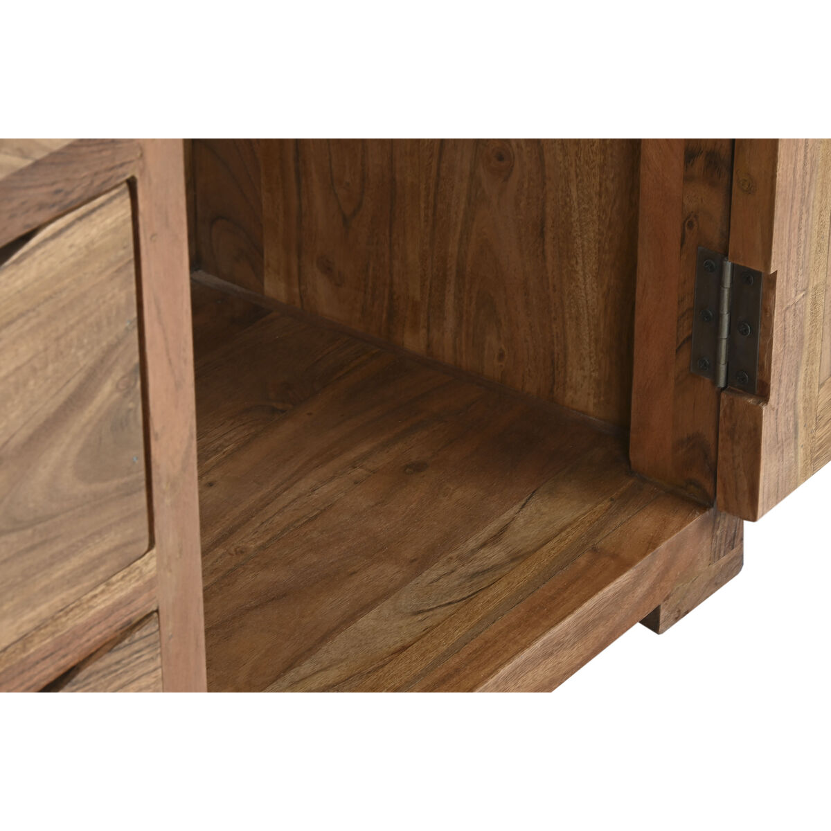 Vitrina Home ESPRIT Marrón Cristal Acacia 140 x 45 x 180 cm