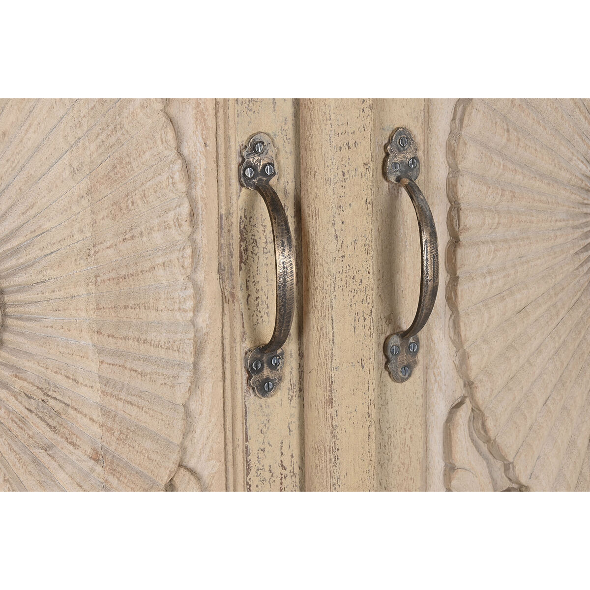 Armario Home ESPRIT Natural Madera de mango 125 x 43 x 214 cm