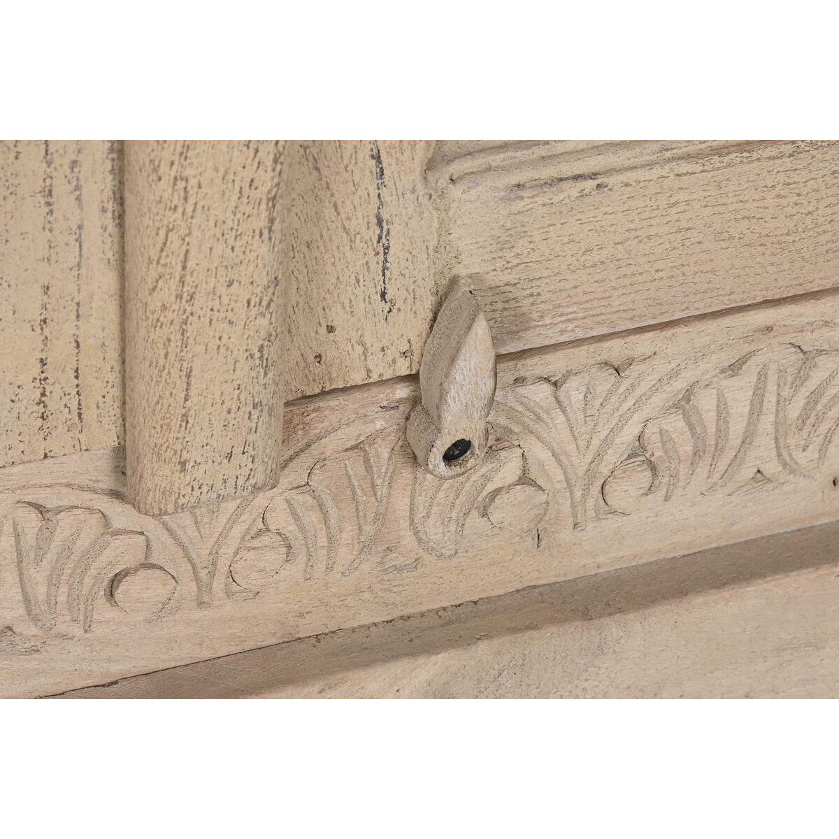 Armario Home ESPRIT Natural Madera de mango 125 x 43 x 214 cm