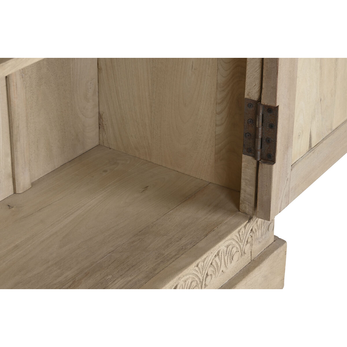 Armario Home ESPRIT Natural Madera de mango 125 x 43 x 214 cm