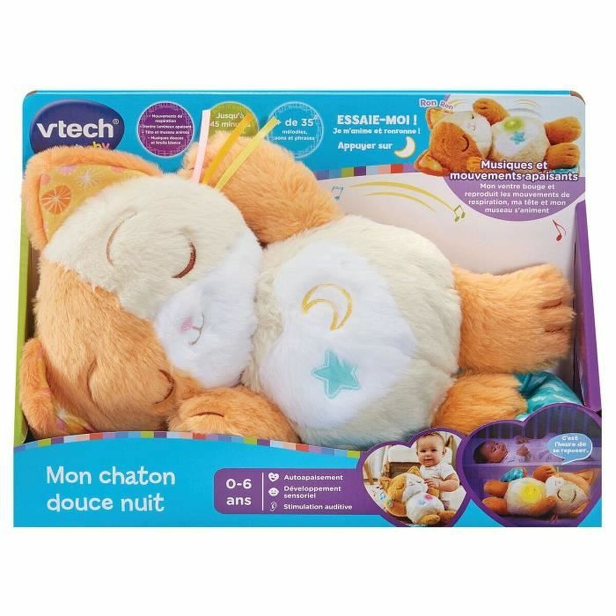 Juguete Musical Vtech Baby My Kitten Sweet Night
