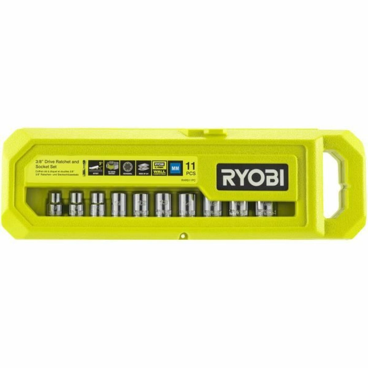 Juego de llaves de carraca Ryobi RHRS11PC