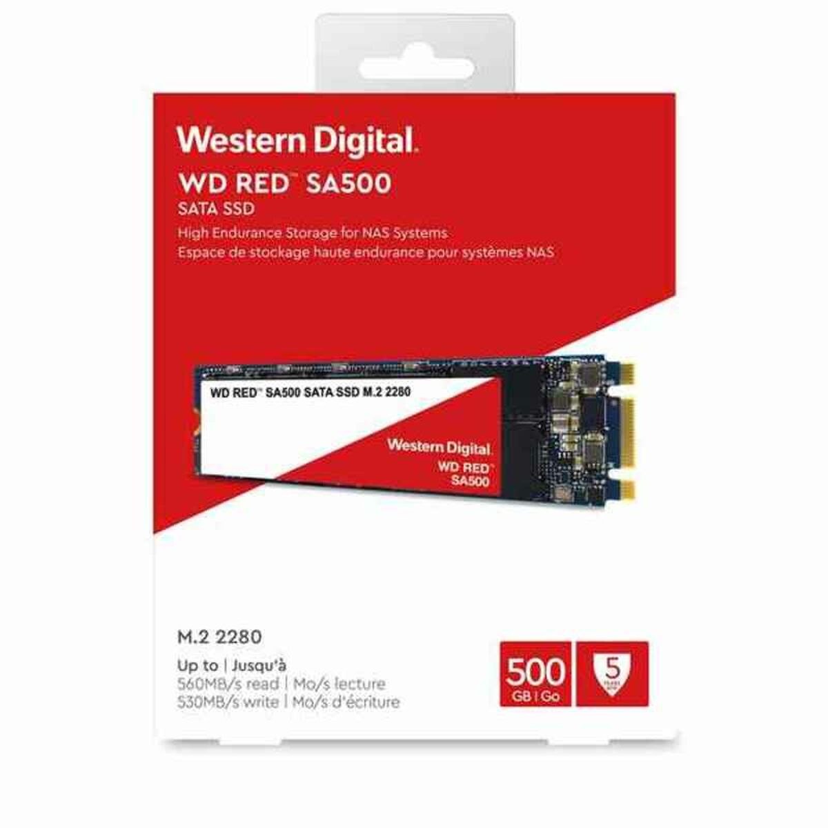 Disco Duro Western Digital Red SA500 500 GB SSD 500 GB SSD