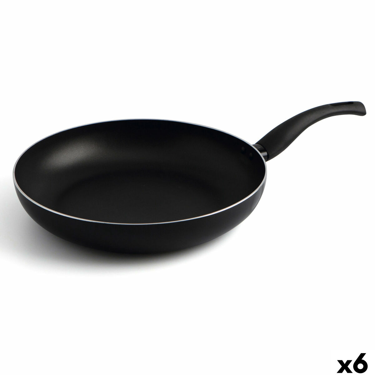 Sartén Quid Hydra Negro Metal Baquelita Ø 30 cm (6 Unidades)