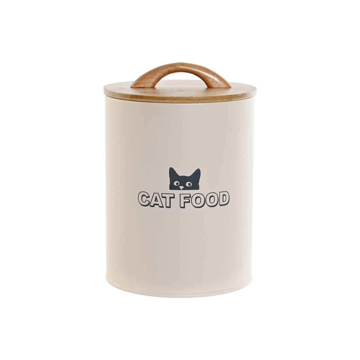Bote de comida para mascotas Home ESPRIT Beige Natural 2,5 L