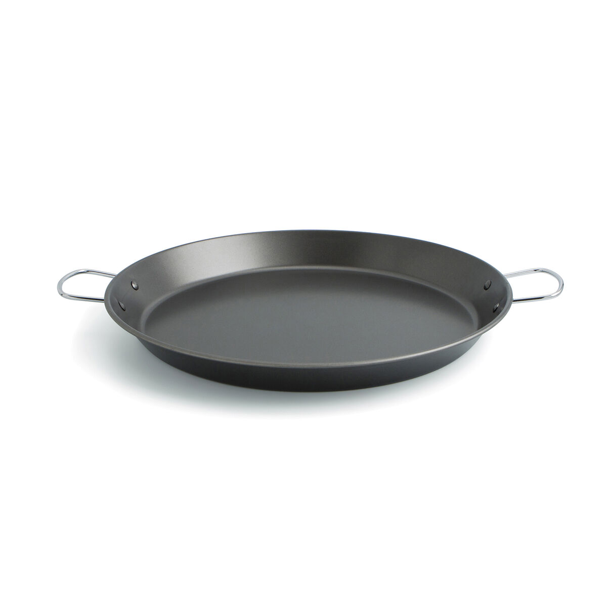 Paellera Quid Senia Negro Metal Acero Ø 46 cm (4 Unidades)