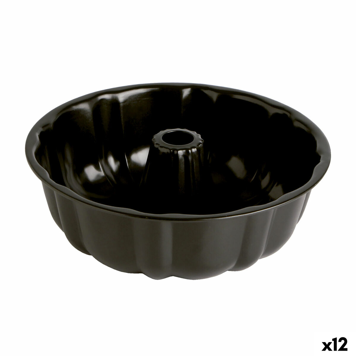 Molde para Repostería Quid Sweet Grey Negro Metal 24 x 8 cm