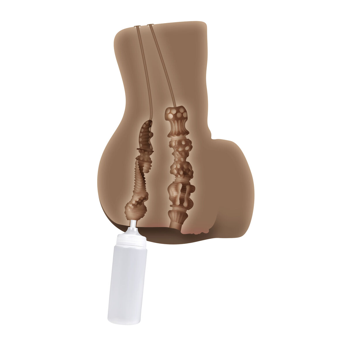 Masturbador Masculino Zero Tolerance Zero Tolerance Marrón