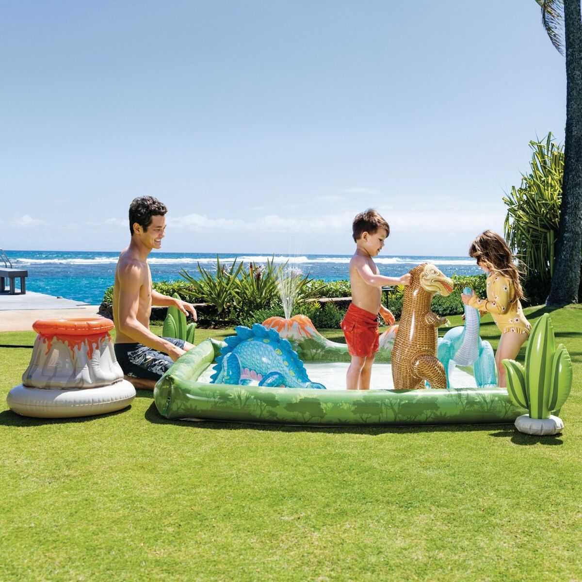 Juguete Aspersor Rociador de Agua Intex PVC 201 x 36 x 201 cm