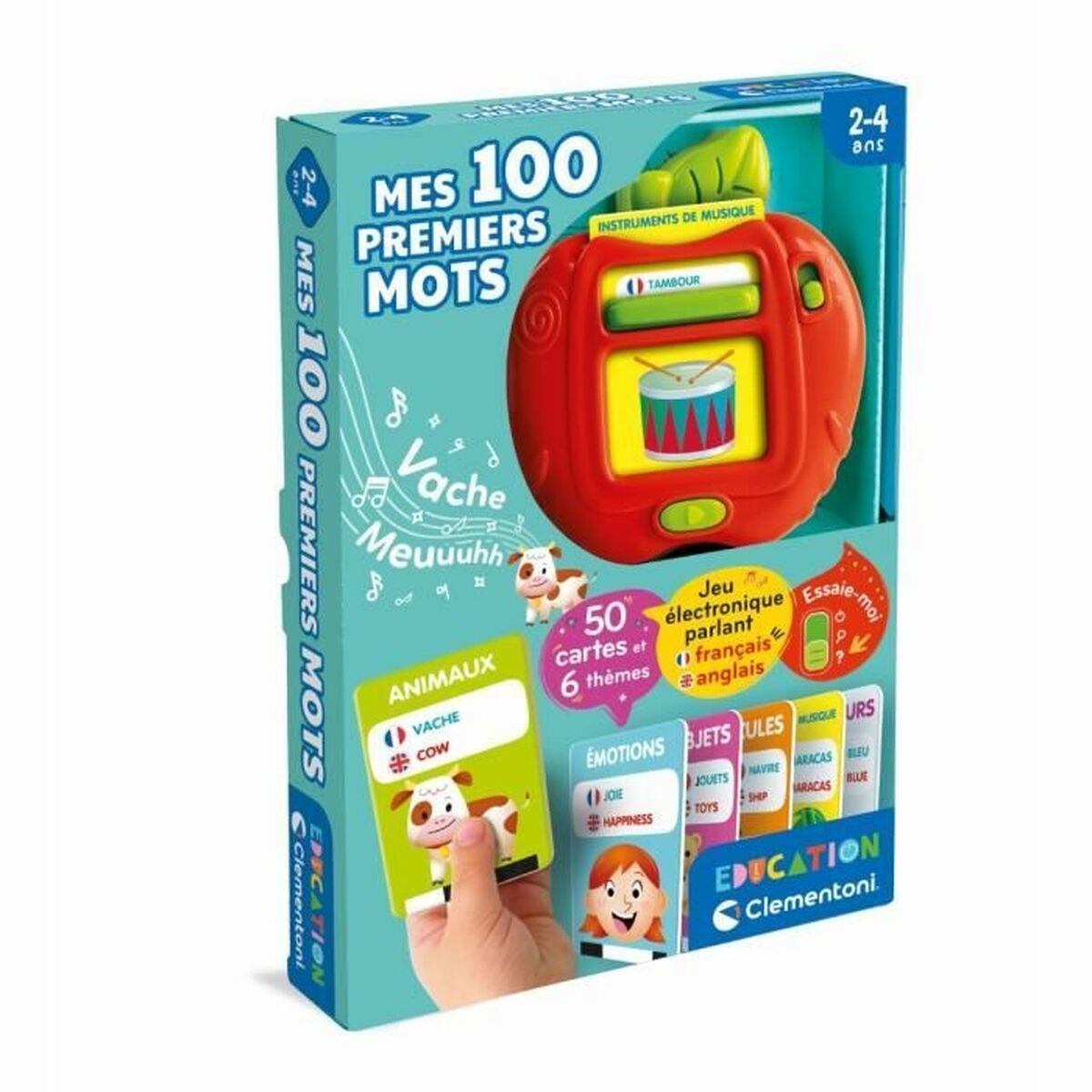 Juego Educativo Clementoni My first 100 words Bilingual