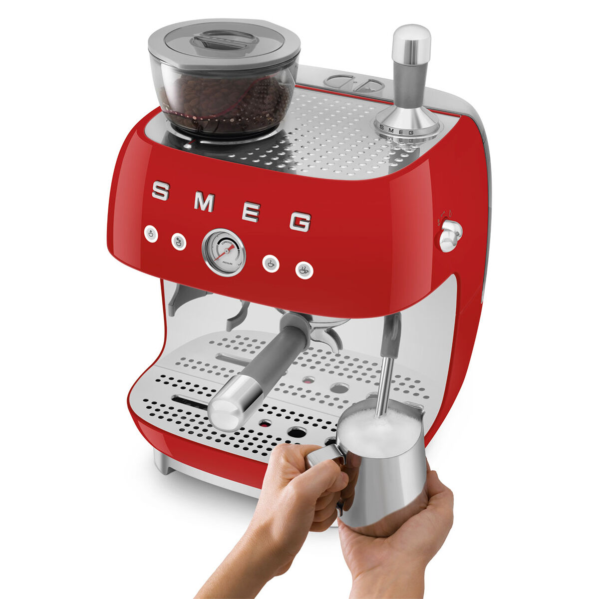 Cafetera Express Smeg EGF03RDEU Rojo 1650 W 2,4 L