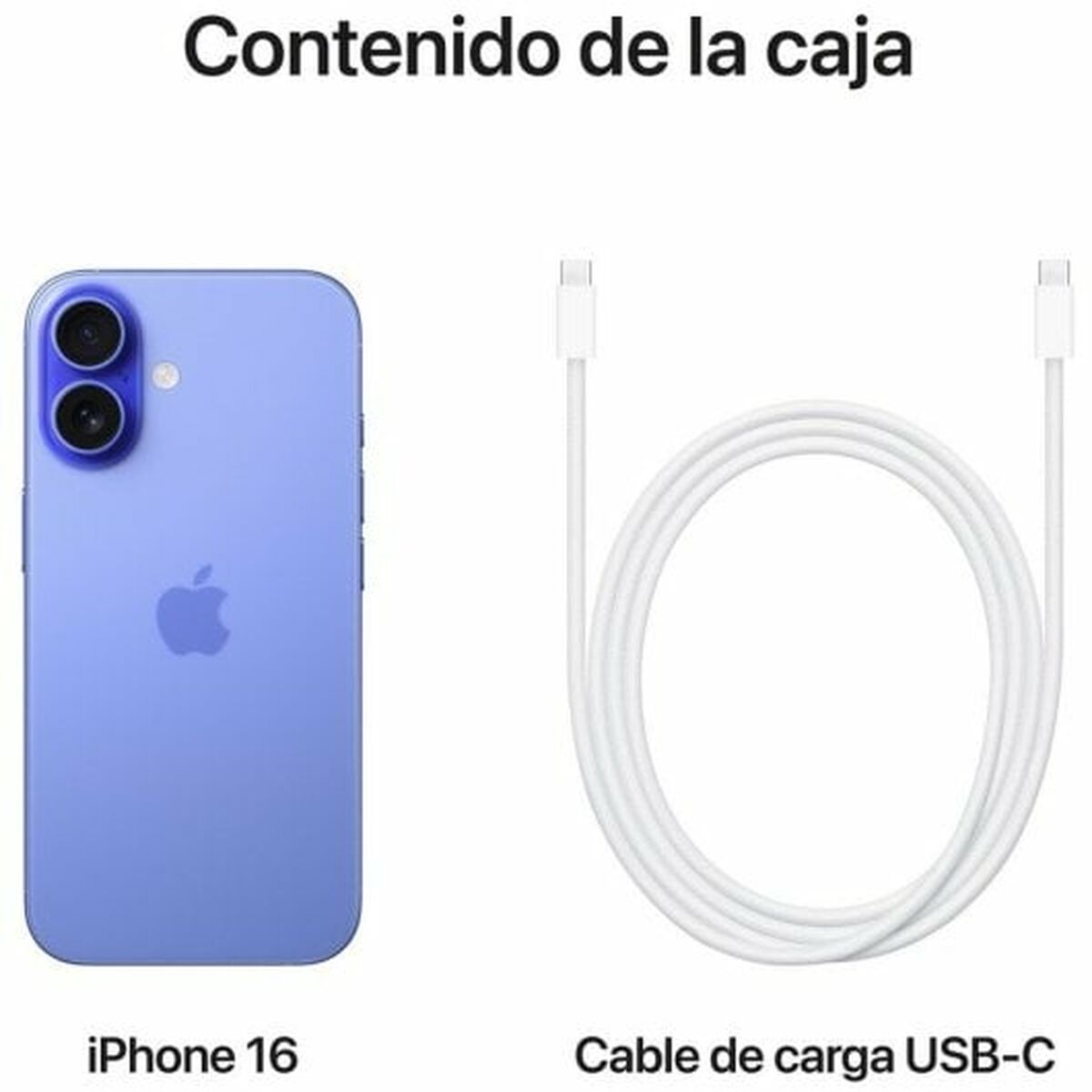 Smartphone Apple iPhone 16 6,1" 128 GB Azul