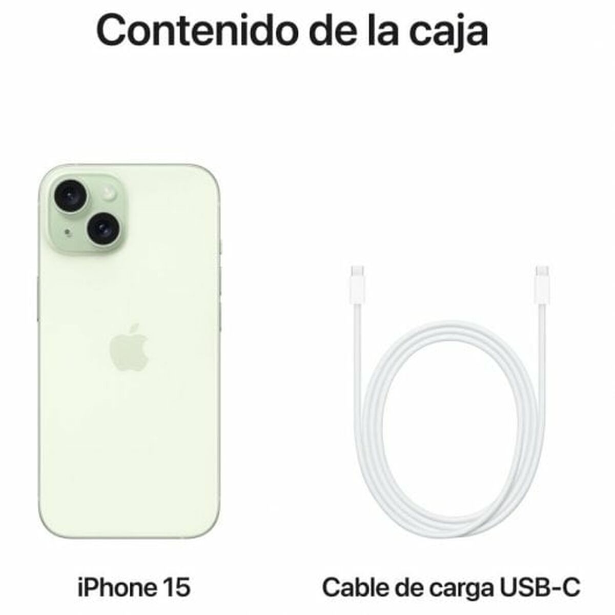 Smartphone Apple iPhone 15 6,1" 128 GB Verde