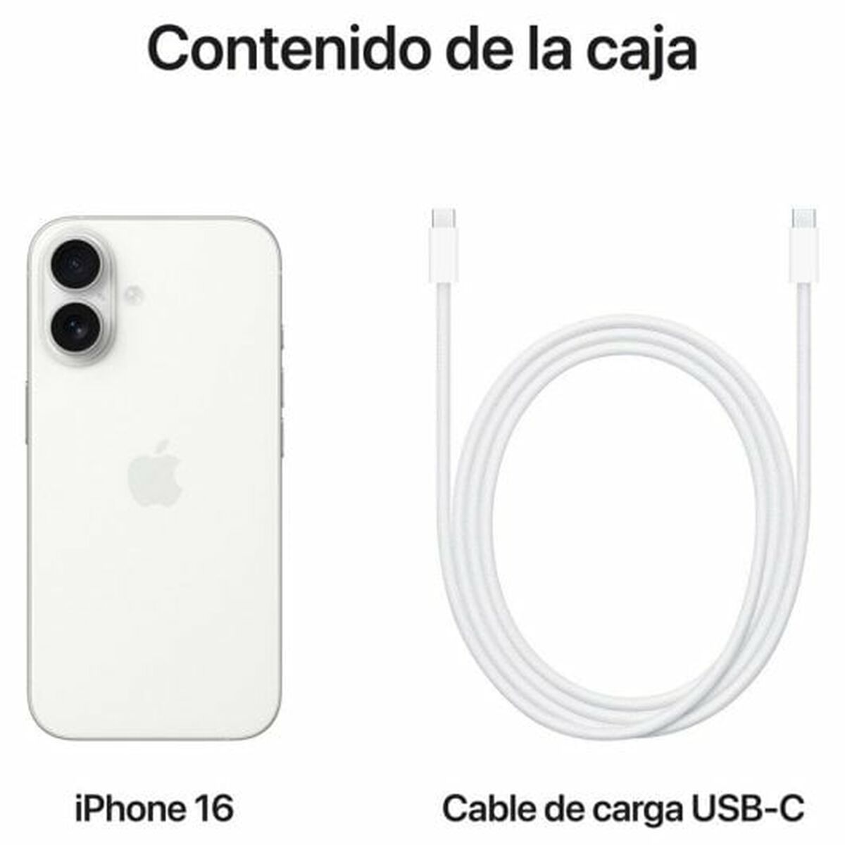 Smartphone Apple iPhone 16 6,1" 128 GB Blanco