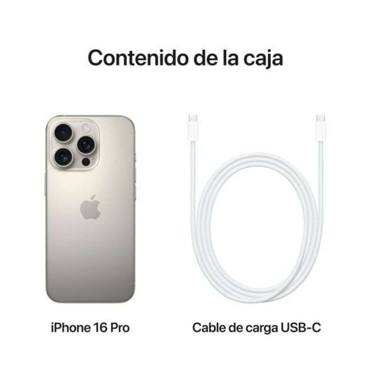 Smartphone Apple iPhone 16 Pro 6,3" 128 GB Titanio