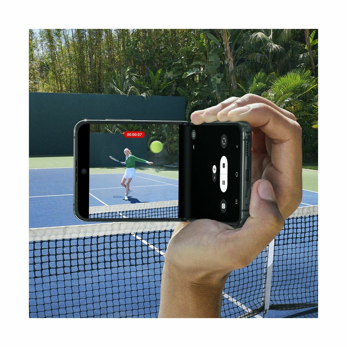 Smartphone Samsung Galaxy Z Flip4 5G F721 6,7" 8 GB RAM 128 GB Gris Acero