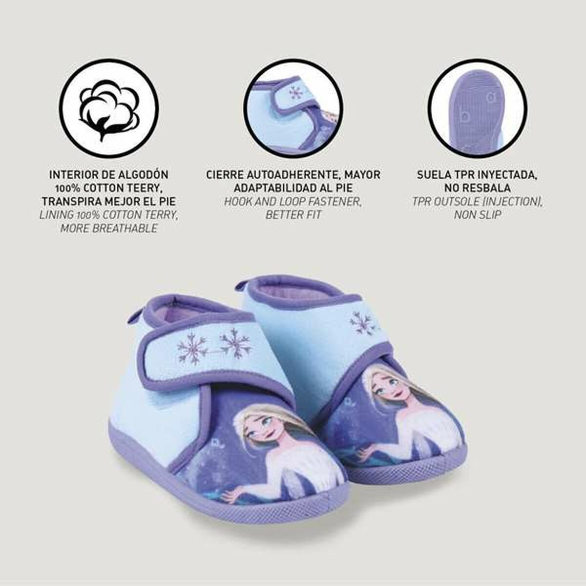 Zapatillas de Estar por Casa Frozen Lila 23