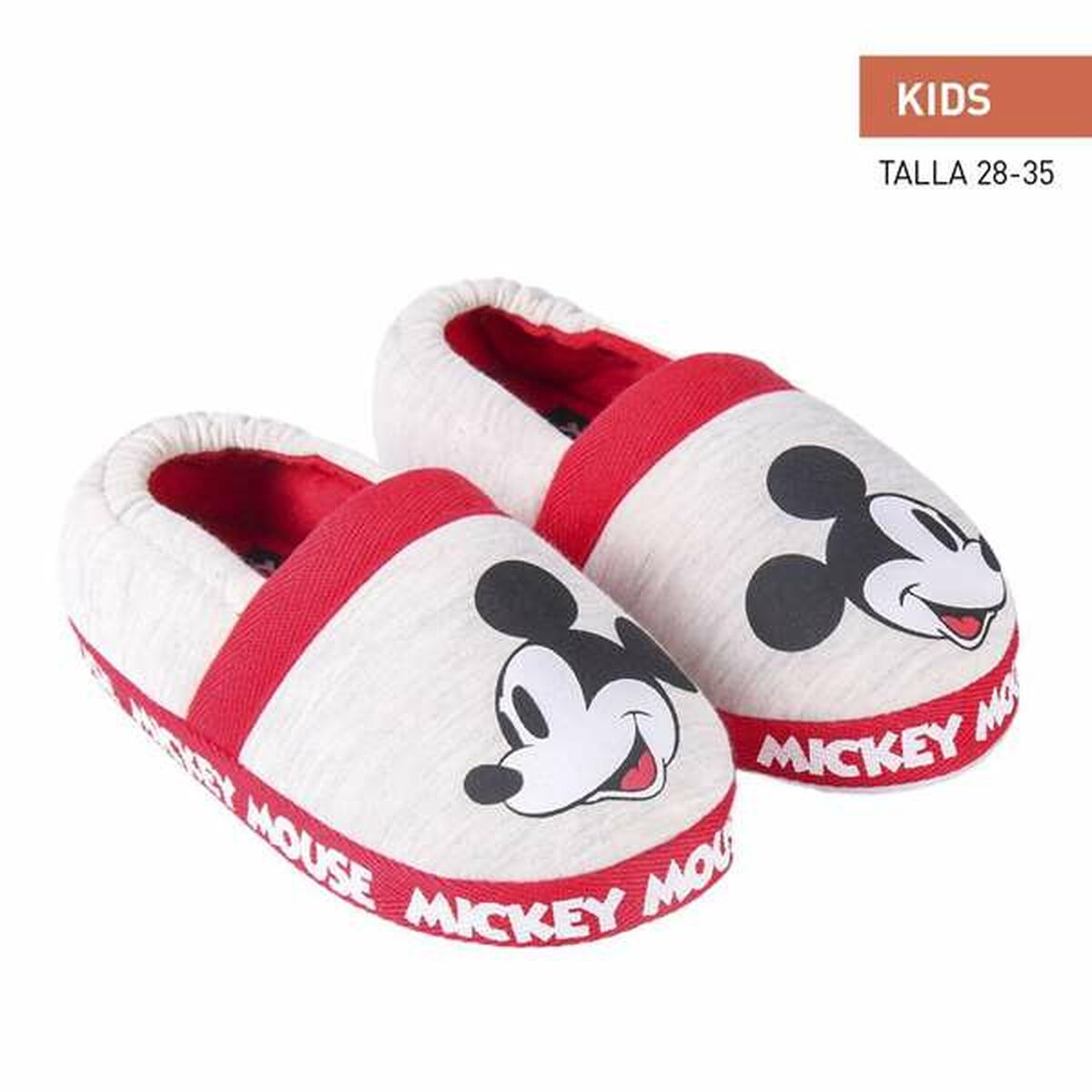 Zapatillas de Estar por Casa Mickey Mouse Gris claro 28-29
