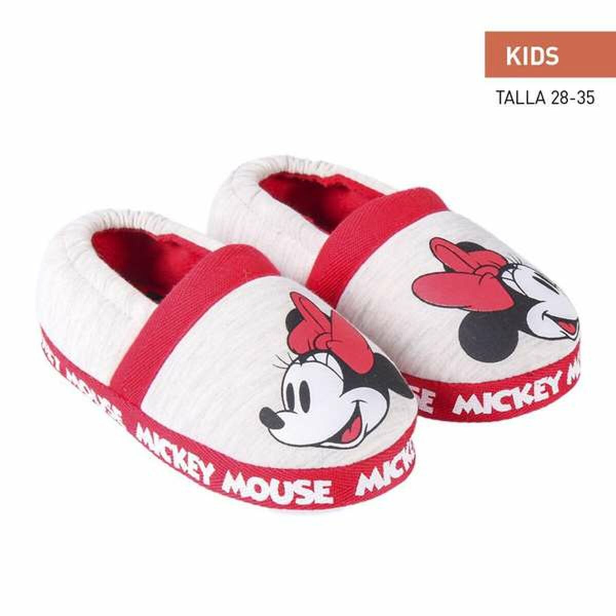 Zapatillas de Estar por Casa Minnie Mouse Gris claro 32-33